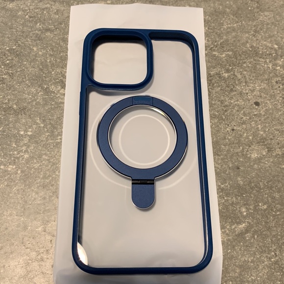 🎉HP🎉VICSEED iPhone 14 Pro Max Case with Magsafe and Stand - 3 in 1  NIB blue - Picture 2 of 8